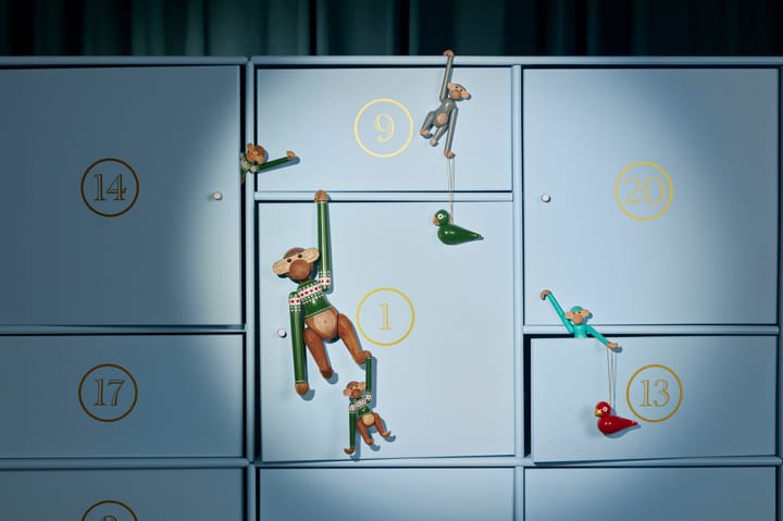 Kay Bojesen クリスマス バードオーナメント 2ピース, Red-green Kay Bojesen Denmark | カイ・ボイスン デンマーク
