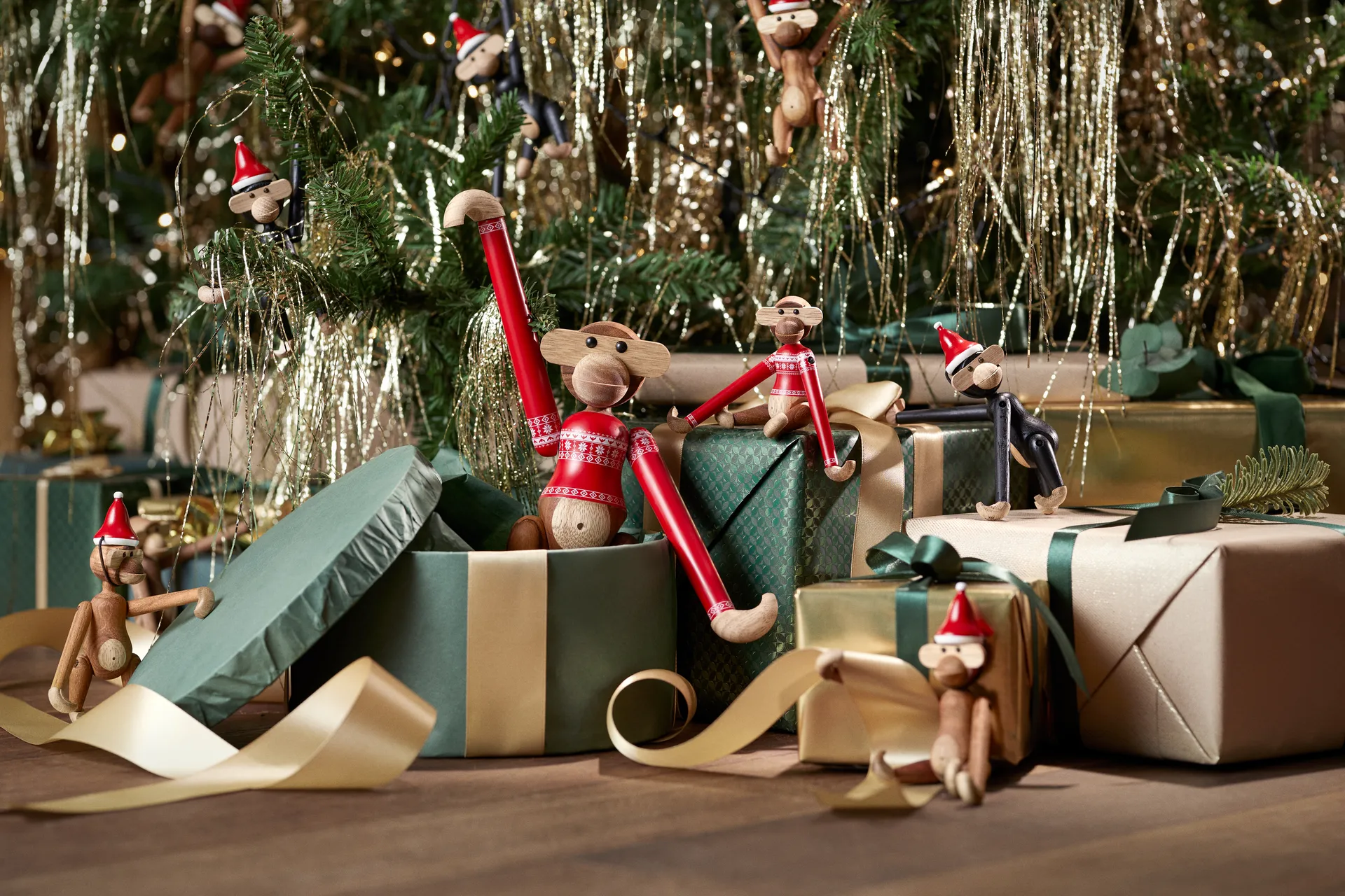 Kay Bojesen ミニモンキー クリスマスジャンパー 2024, Teak-Limba Kay Bojesen Denmark | カイ・ボイスン デンマーク