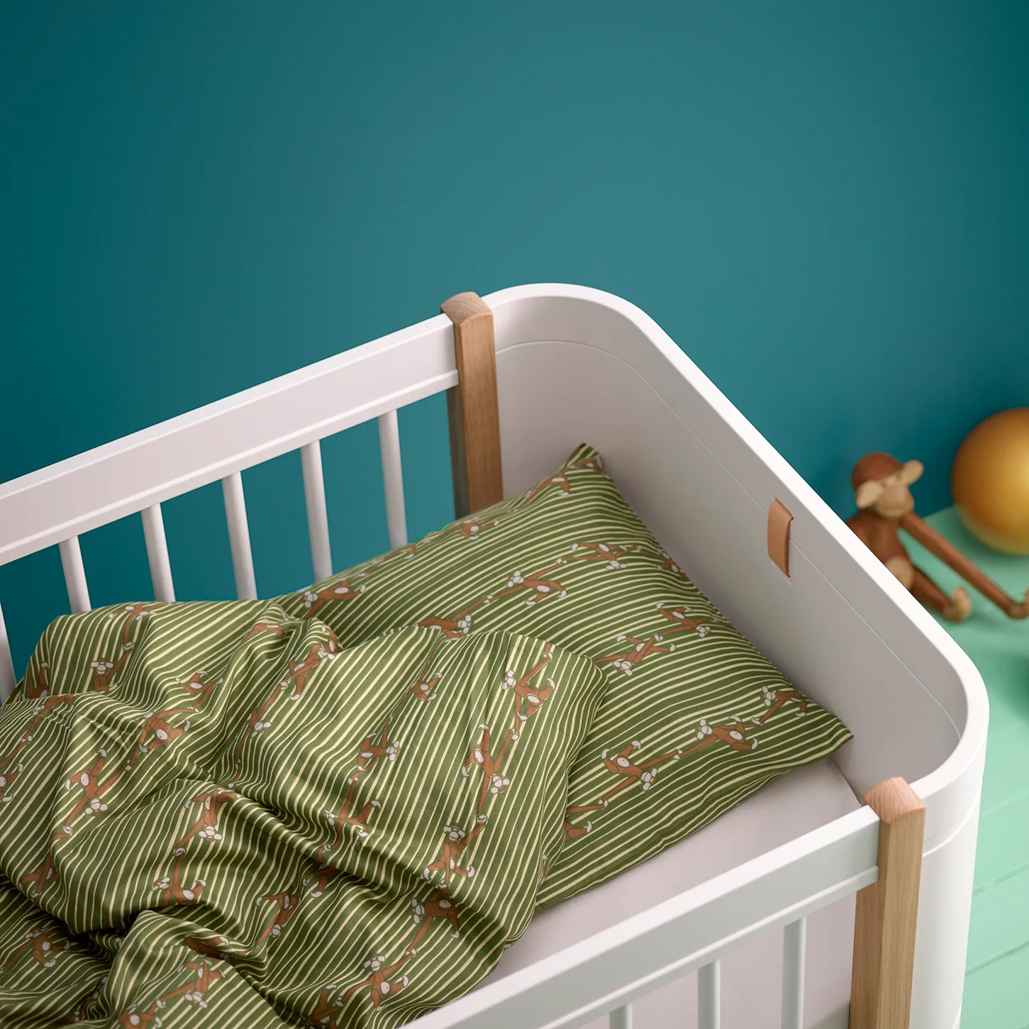 Kay Bojesen 寝具セット モンキー 70x100 cm, green Kay Bojesen Denmark | カイ・ボイスン デンマーク