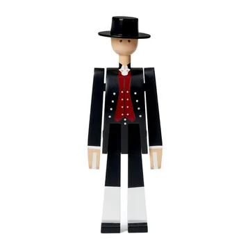 Kay Bojesen ノルウェイの民族衣装 男性 - Black-red-white, H20.5cm - Kay Bojesen Denmark | カイ・ボイスン デンマーク