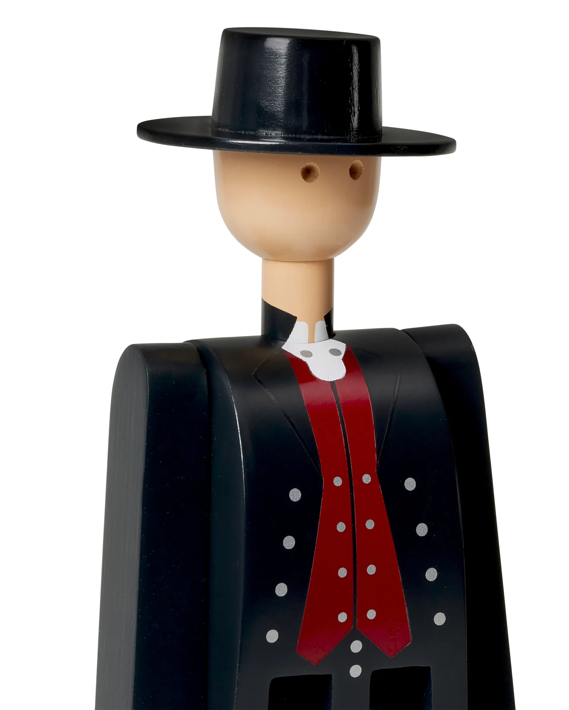Kay Bojesen ノルウェイの民族衣装 男性, Black-red-white, H20.5cm Kay Bojesen Denmark | カイ・ボイスン デンマーク