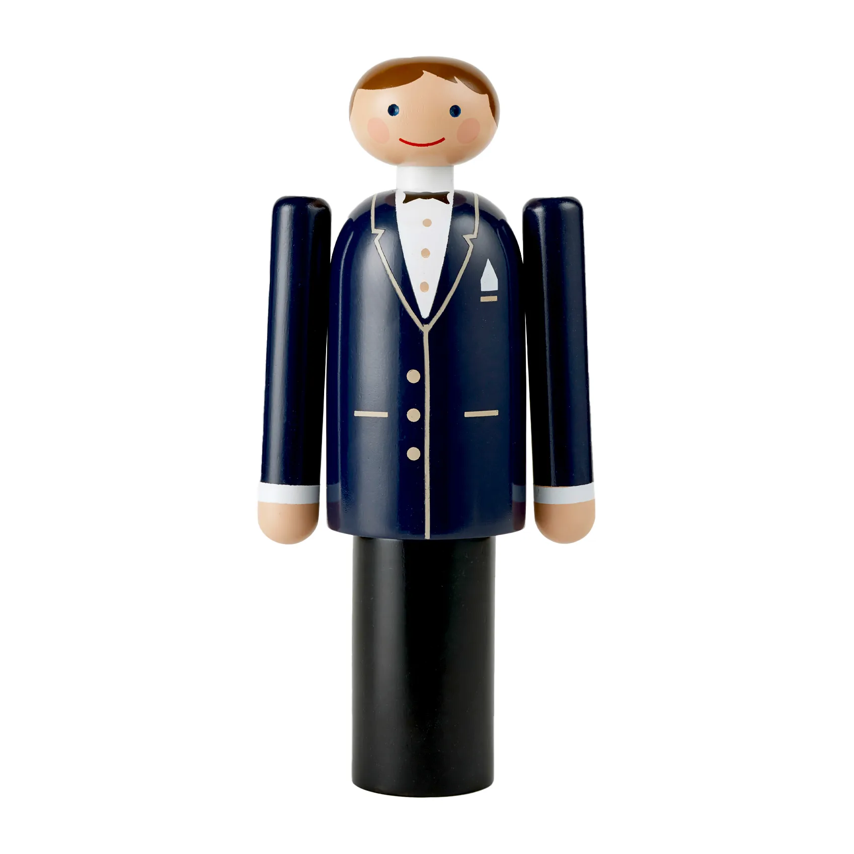 Kay Bojesen 花婿, Blue-black and white, 18 cm Kay Bojesen Denmark | カイ・ボイスン デンマーク