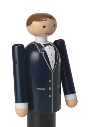 Kay Bojesen 花婿 - Blue-black-white, 12 cm - Kay Bojesen Denmark | カイ・ボイスン デンマーク