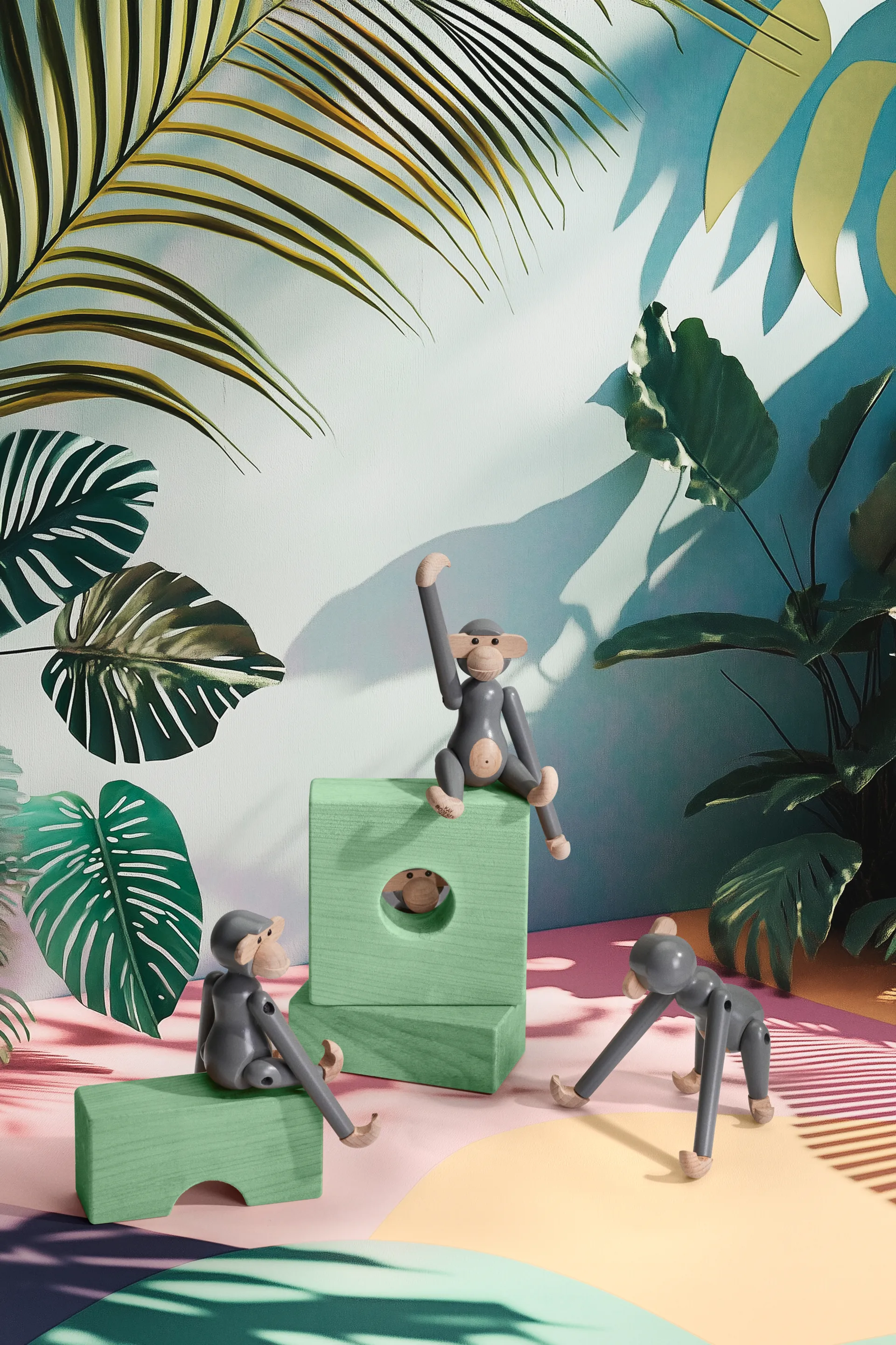 Kay Bojesen モンキー ミニ, Grey Kay Bojesen Denmark | カイ・ボイスン デンマーク