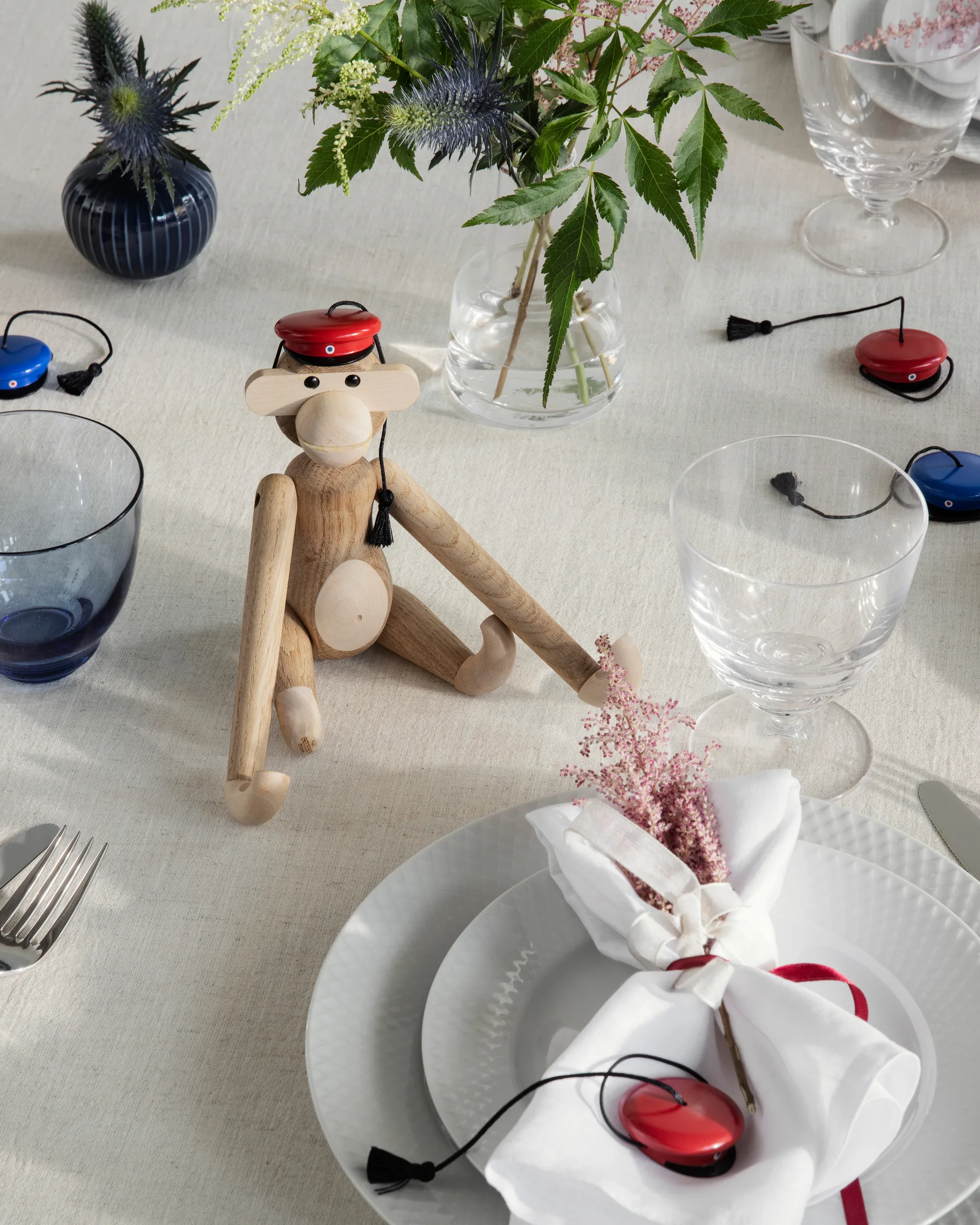 学生帽 (Kay Bojesen モンキー スモール用), Red Kay Bojesen Denmark | カイ・ボイスン デンマーク