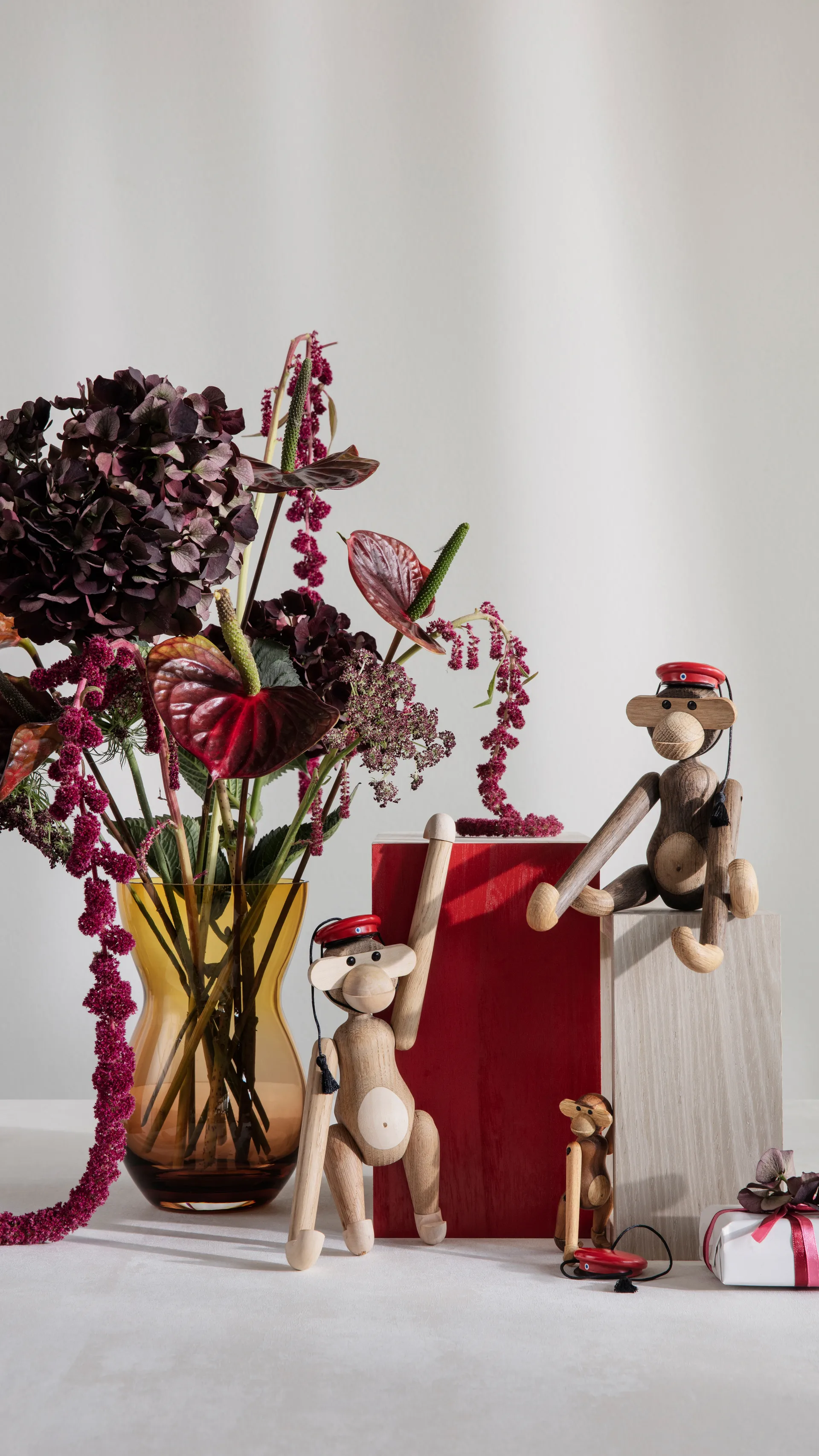 学生帽 (Kay Bojesen モンキー スモール用), Red Kay Bojesen Denmark | カイ・ボイスン デンマーク