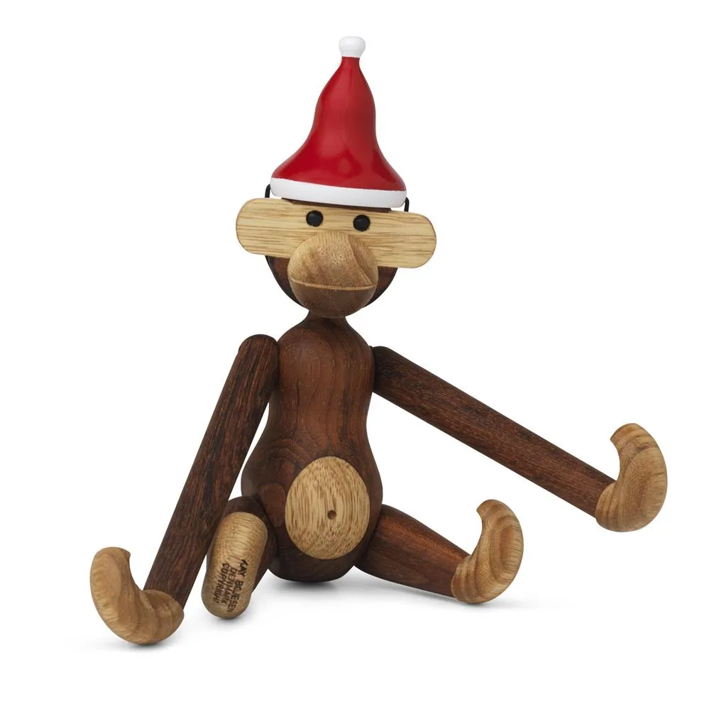 Kay Bojesen Monkey クリスマス帽子付き Kay Bojesen Denmark | カイ・ボイスン デンマーク からのサンタ帽