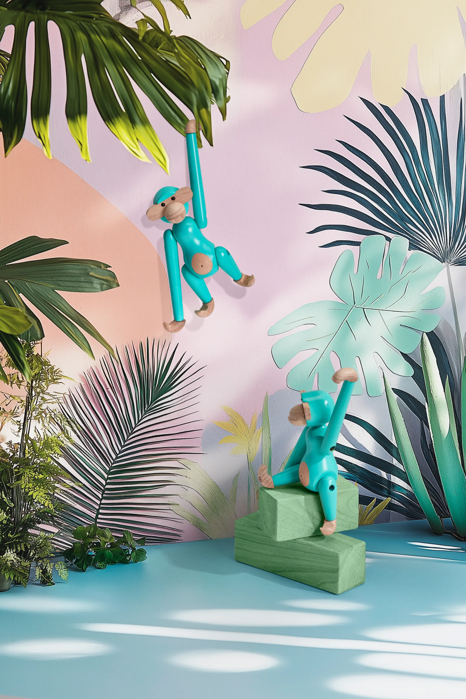 Kay Bojesen モンキー ミニ, Turquoise Kay Bojesen Denmark | カイ・ボイスン デンマーク