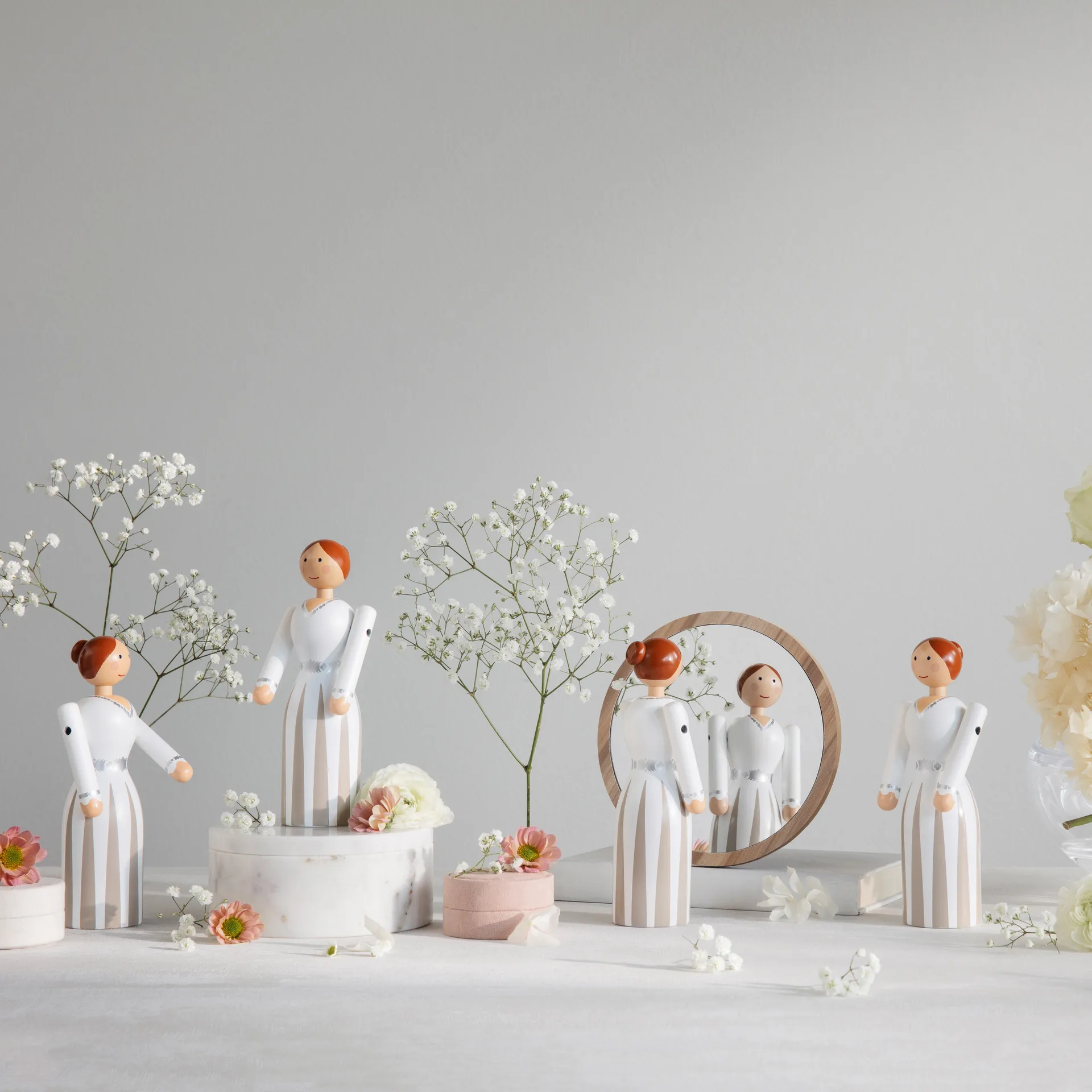 Kay Bojesen 花嫁, White, 17 cm Kay Bojesen Denmark | カイ・ボイスン デンマーク