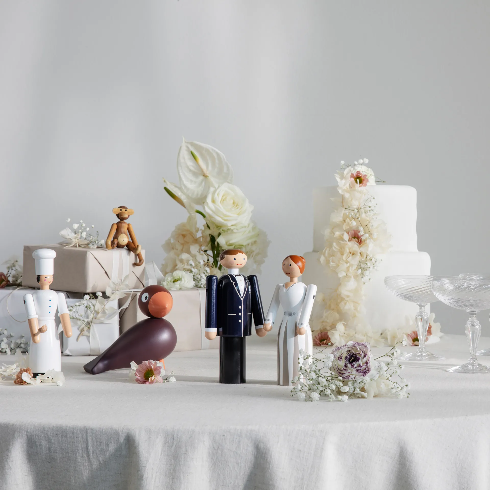 Kay Bojesen 花嫁, White, 17 cm Kay Bojesen Denmark | カイ・ボイスン デンマーク