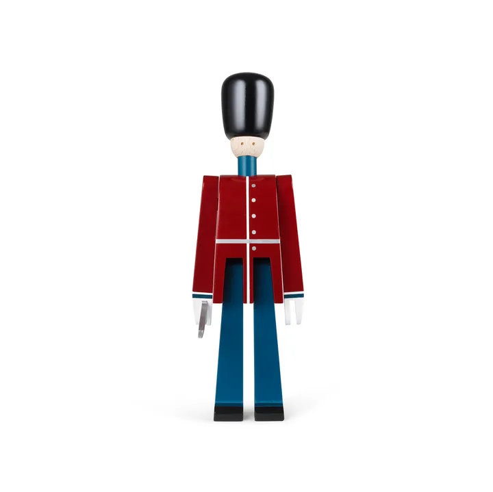 カイ・ボイスン officer with sword - Red-blue, H22.5cm - Kay Bojesen Denmark | カイ・ボイスン デンマーク