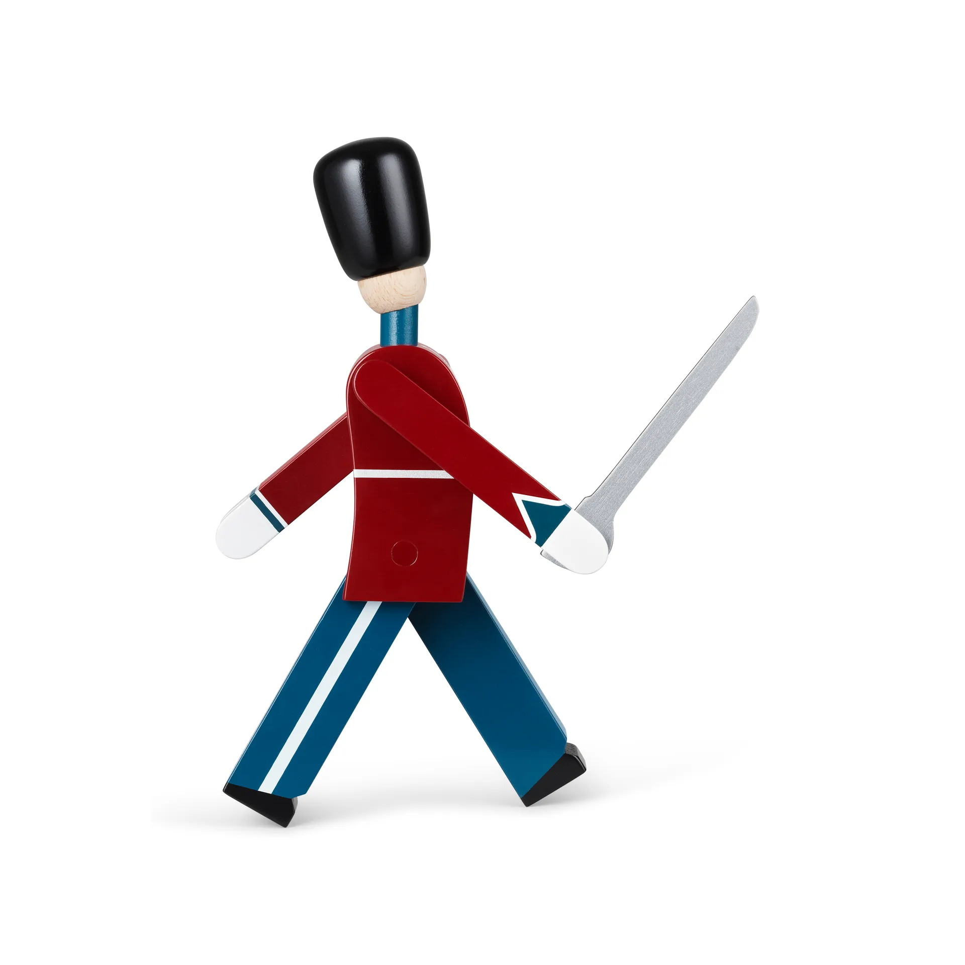 カイ・ボイスン officer with sword, Red-blue, H22.5cm Kay Bojesen Denmark | カイ・ボイスン デンマーク