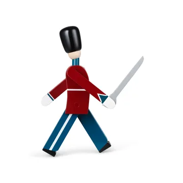 カイ・ボイスン officer with sword - Red-blue, H22.5cm - Kay Bojesen Denmark | カイ・ボイスン デンマーク