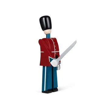 カイ・ボイスン officer with sword - Red-blue, H22.5cm - Kay Bojesen Denmark | カイ・ボイスン デンマーク