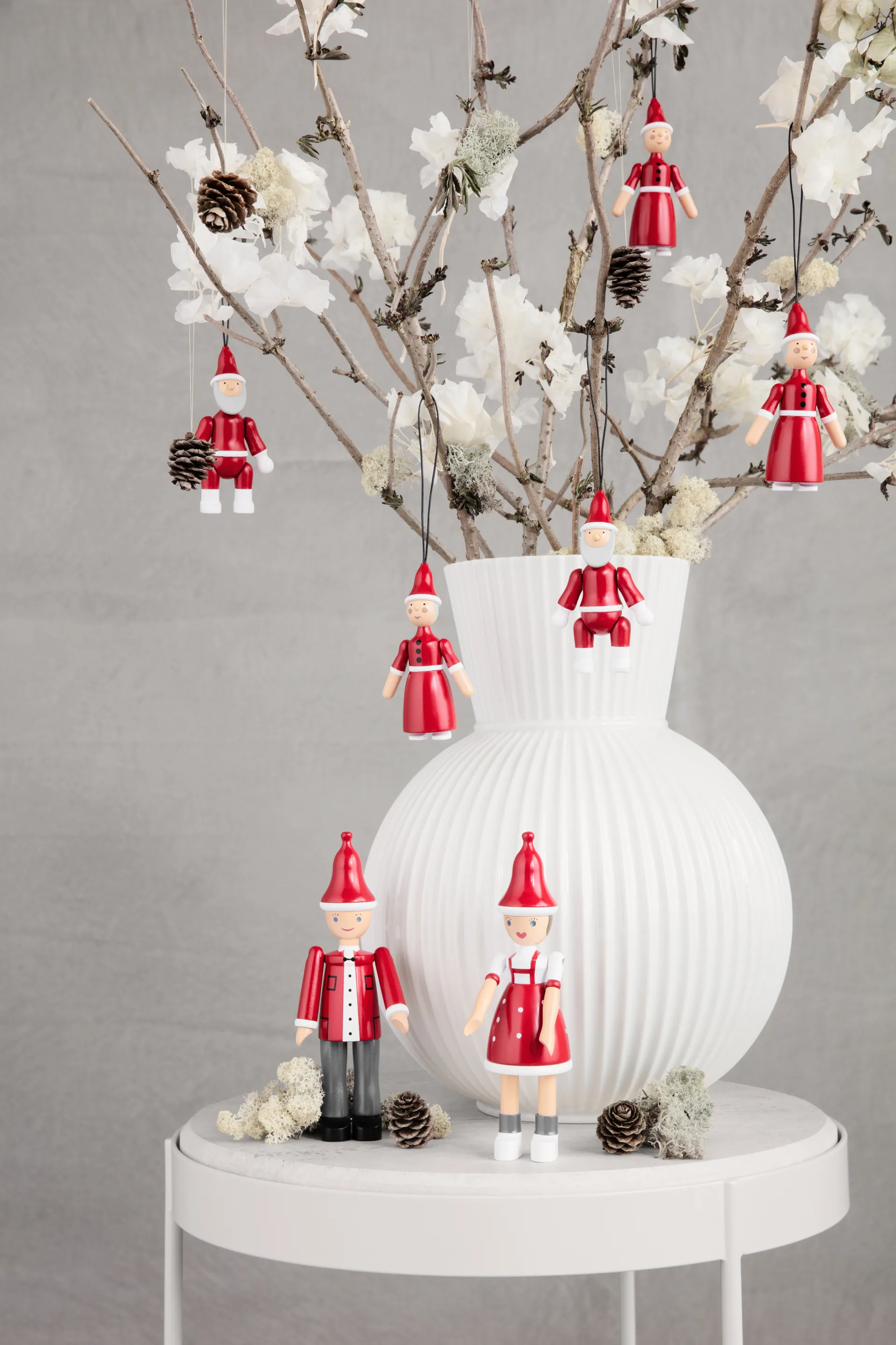 Santa and Mrs Claus オーナメント 10 cm, Red Kay Bojesen Denmark | カイ・ボイスン デンマーク