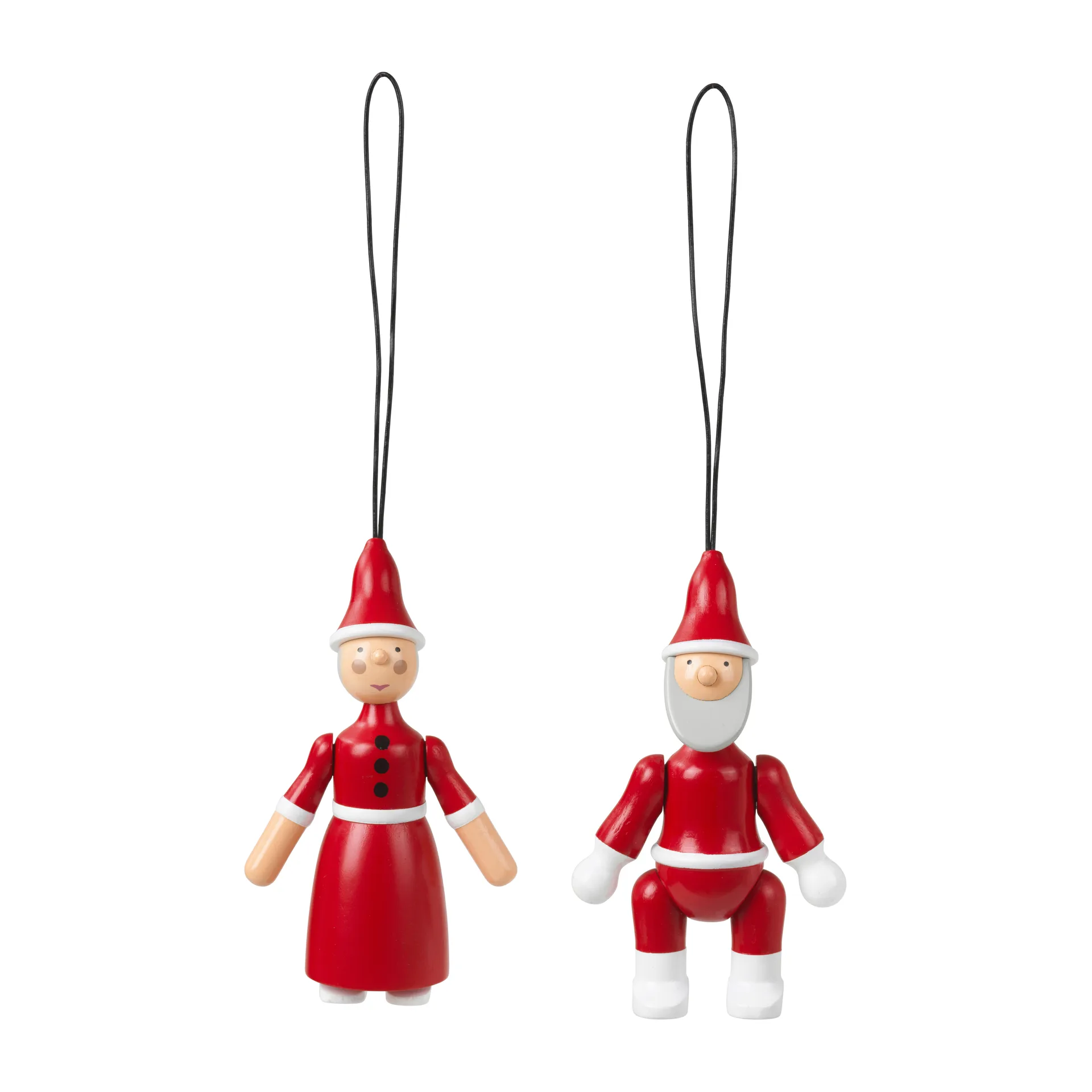 Santa and Mrs Claus オーナメント 10 cm, Red Kay Bojesen Denmark | カイ・ボイスン デンマーク