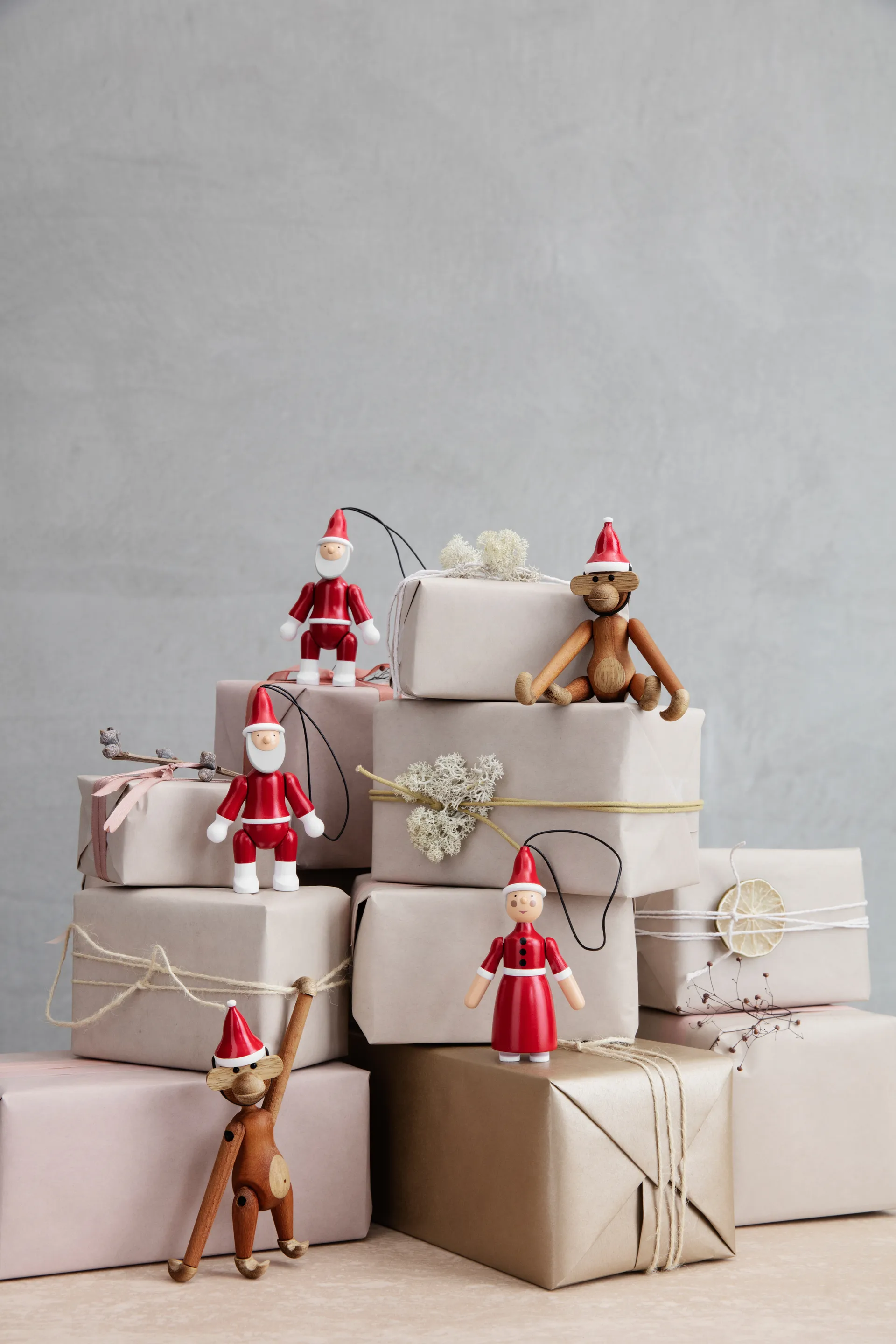 Santa and Mrs Claus オーナメント 10 cm, Red Kay Bojesen Denmark | カイ・ボイスン デンマーク