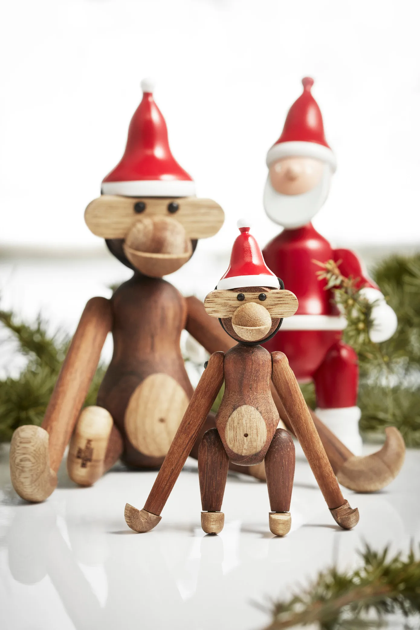 スモールモンキー & クリスマス帽子 Kay Bojesen Denmark