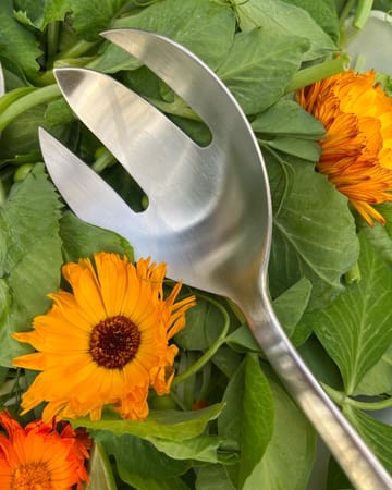 Grand Prix サービングフォーク 23.5 cm - Polished steel - Kay Bojesen