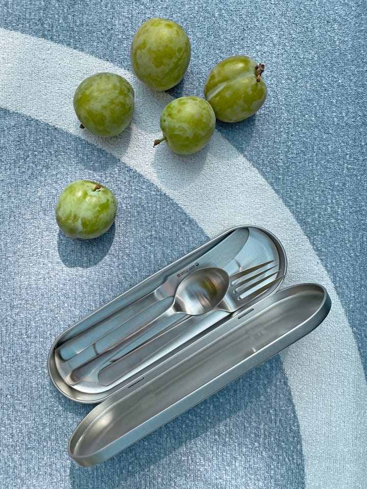 Grand Prix カトラリー トラベルキット 3ピース, Polished steel Kay Bojesen