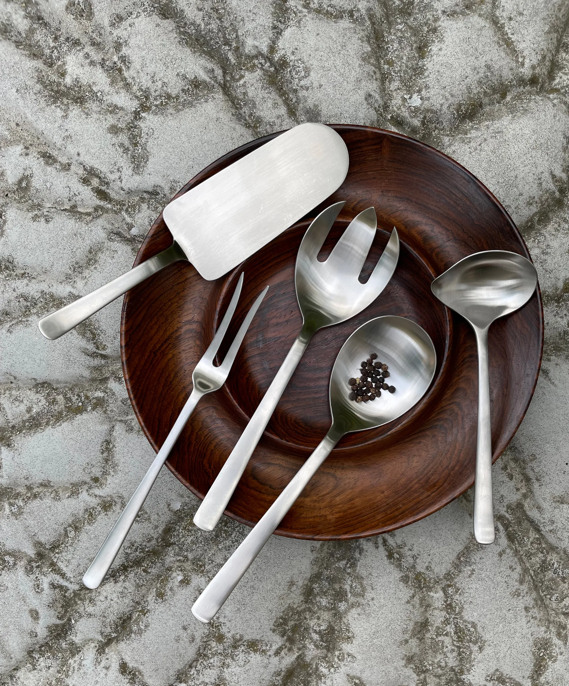 Grand Prix サービングセット 3ピース, Polished steel Kay Bojesen