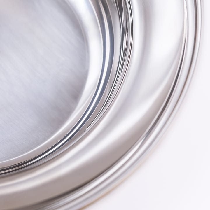 Kay Bojesen スチール製プレート Ø16.3 cm, Polished steel Kay Bojesen