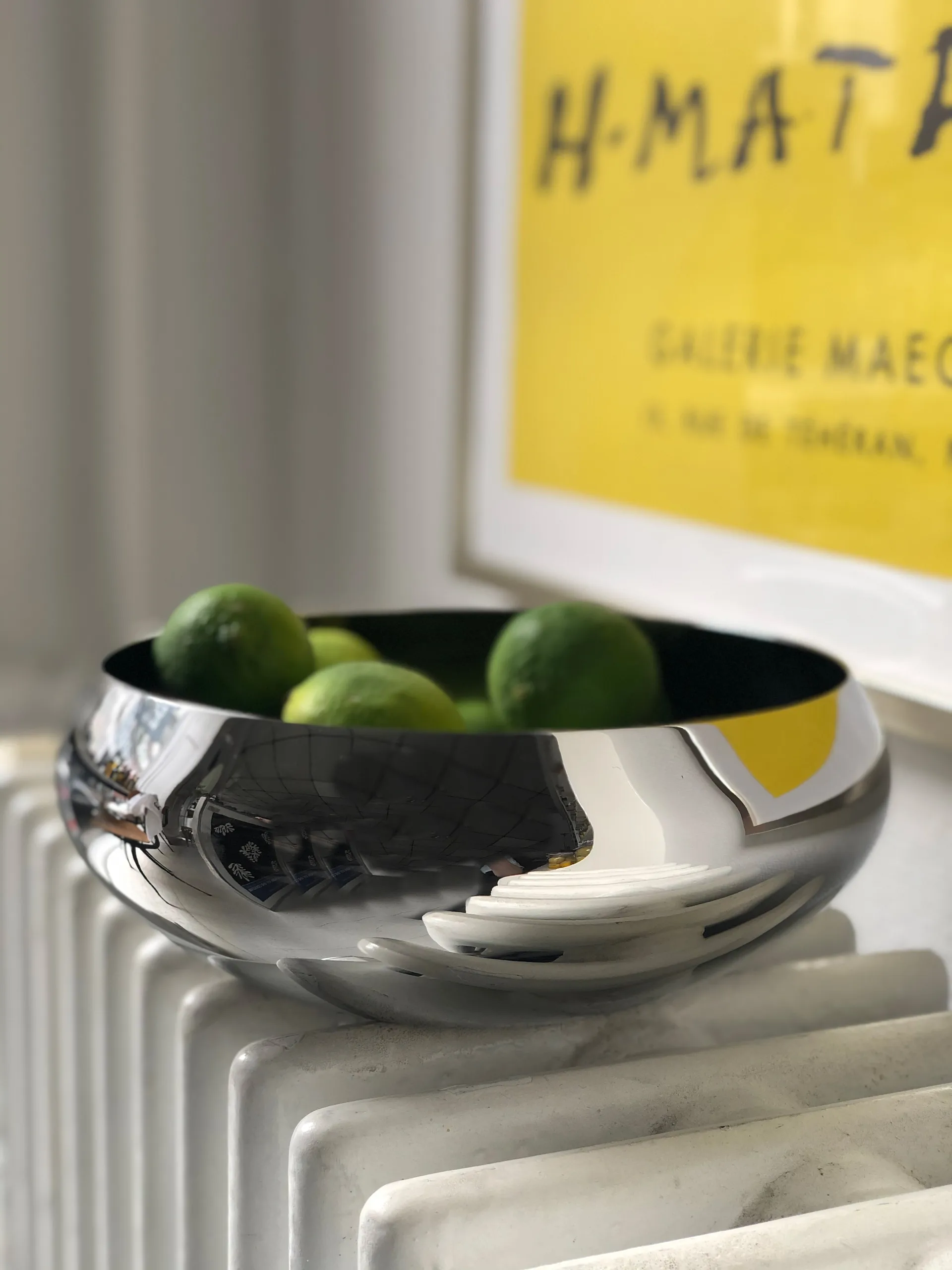 NEST ボウル Ø23 cm, Polished steel Kay Bojesen