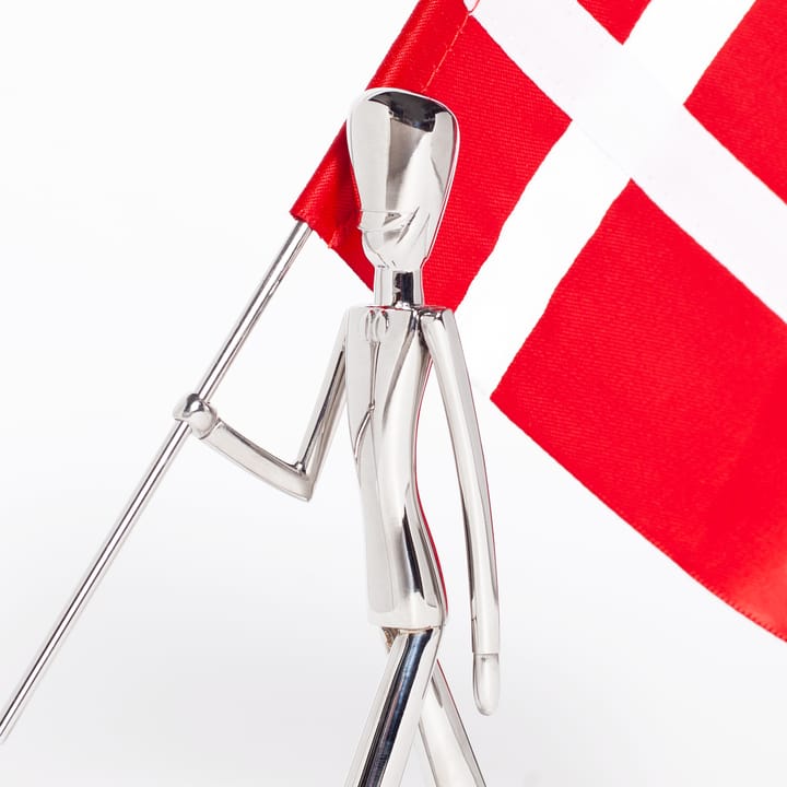 Royal Guard flag bearer 置物 18 cm, Polished steel Kay Bojesen
