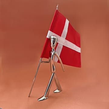 Royal Guard flag bearer 置物 18 cm - Polished steel - Kay Bojesen