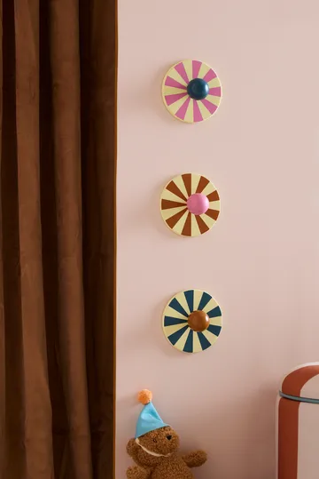 Circus フック 3点セット - Multi, Ø10x4.4 cm - Kid's Concept