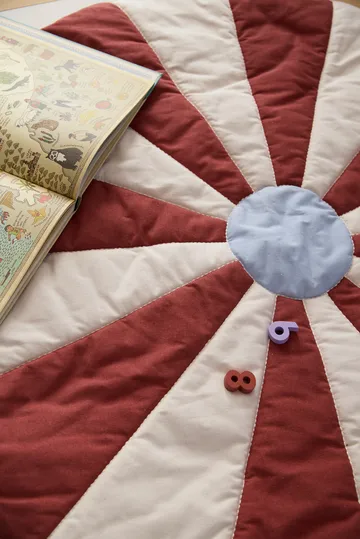 Circus プレイマット - Red, Ø112x2 cm - Kid's Concept