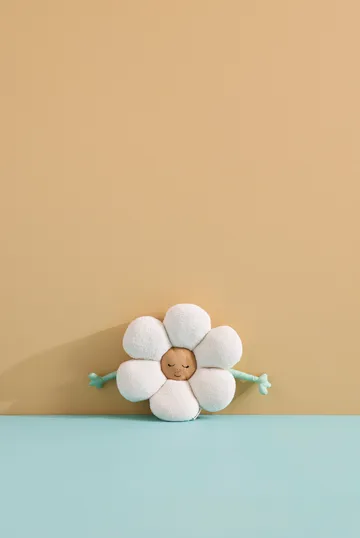 Flower クッション - White-green-yellow - Kid's Concept