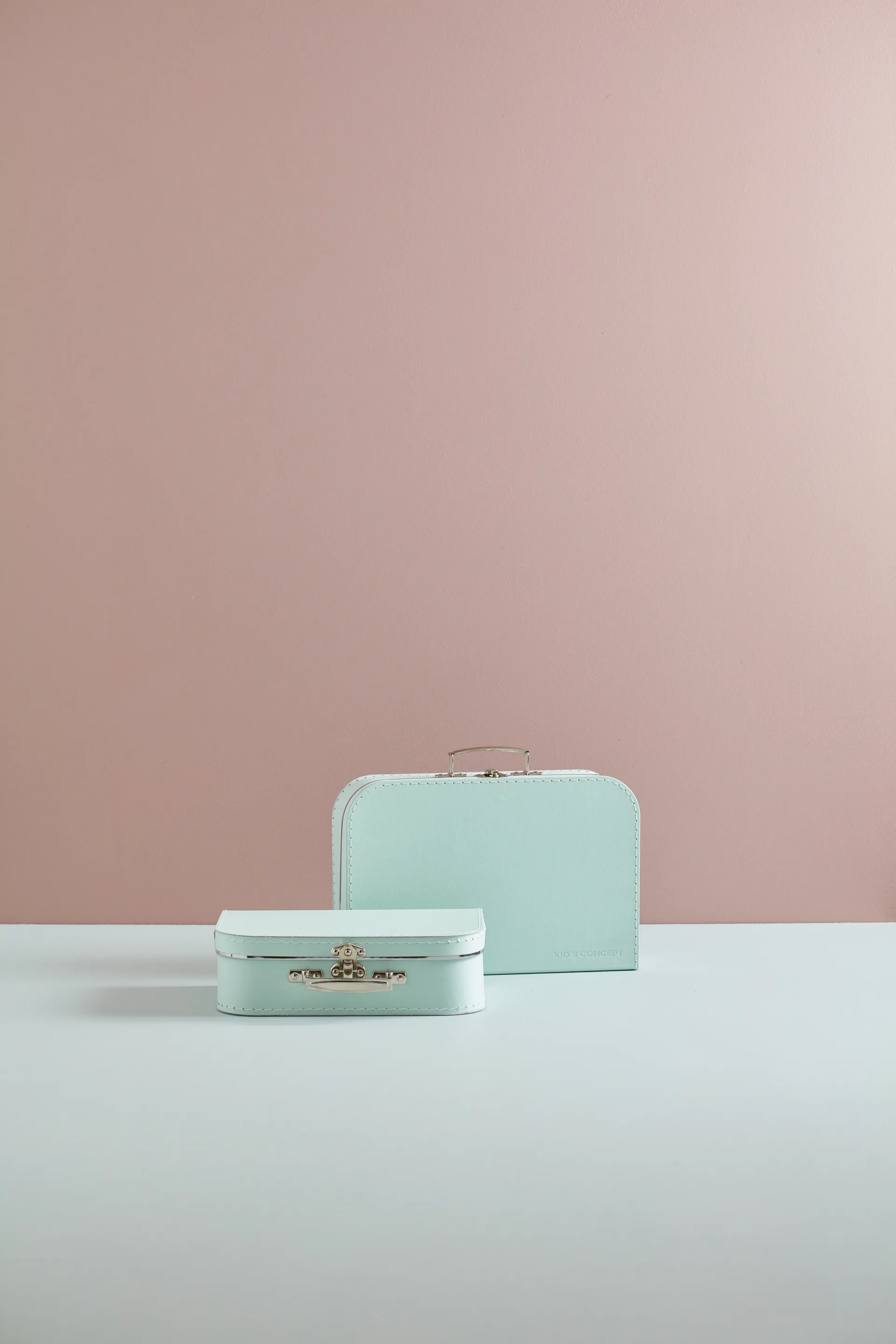 Kid's Base スーツケース 2個セット, Green Kid's Concept