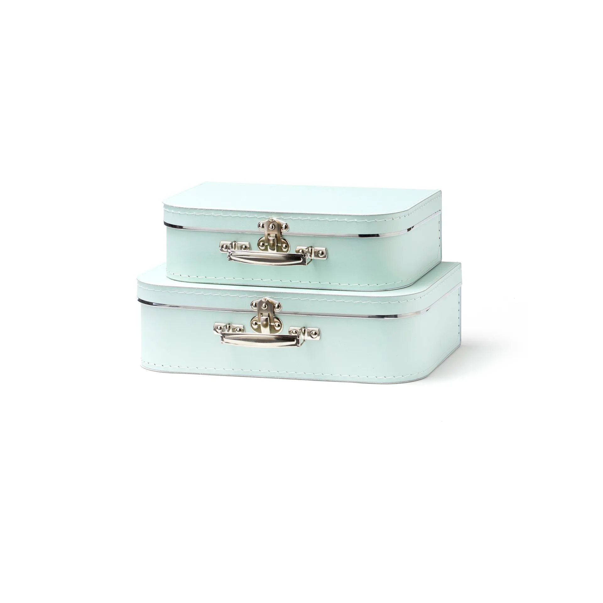 Kid's Base スーツケース 2個セット, Green Kid's Concept