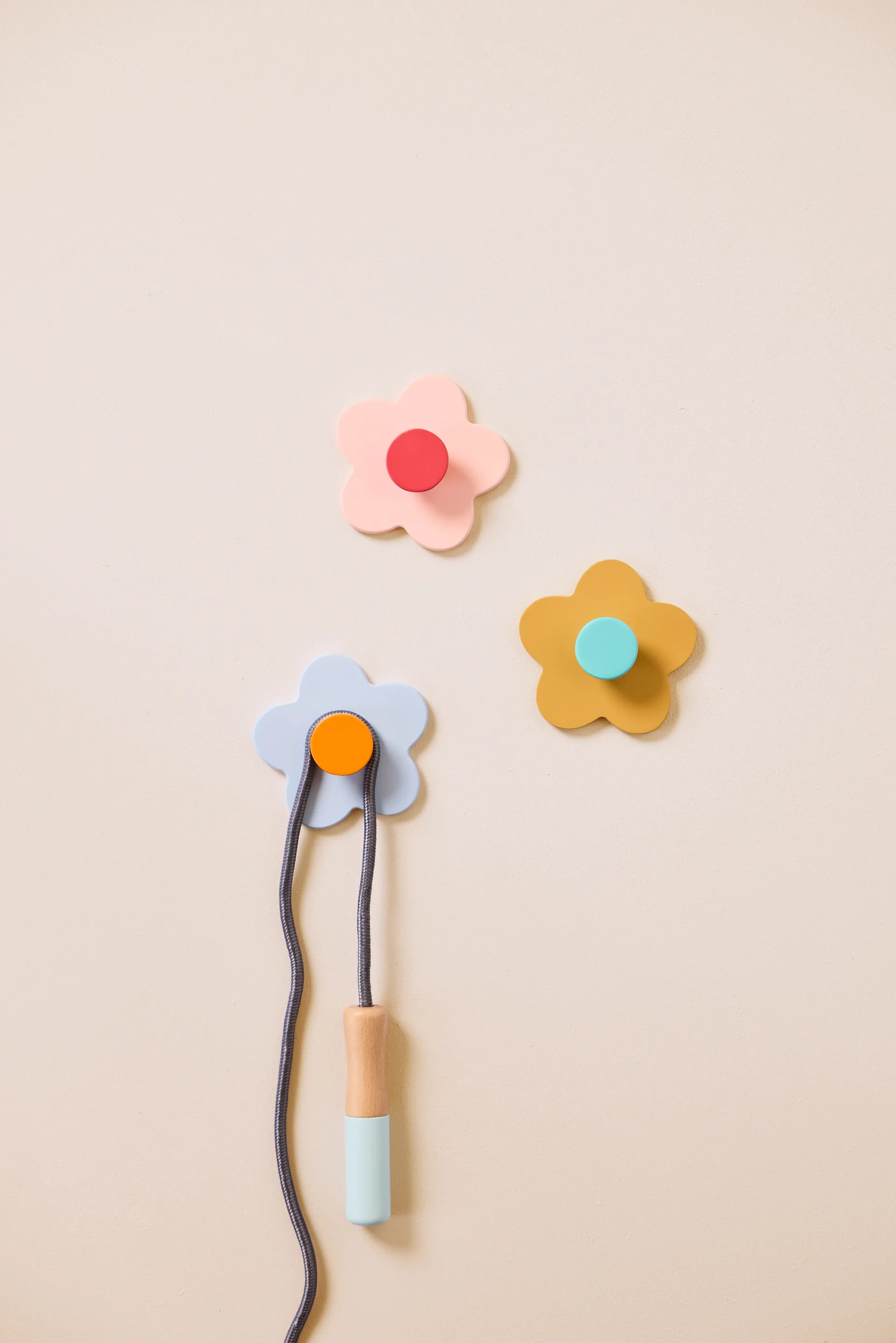 Kid's Base フラワーフック 3個, Multi Kid's Concept