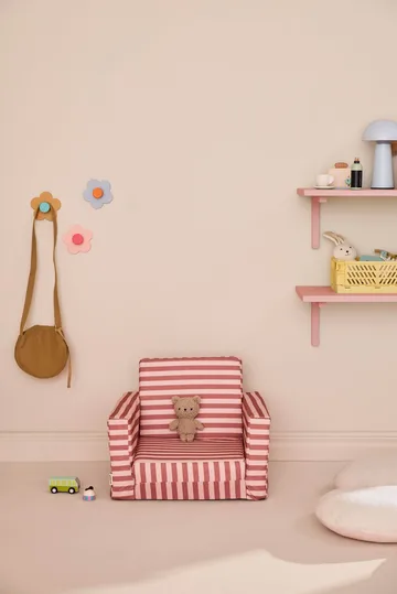 Kid's Base アームチェア 折りたたみ式 - Brown pink - Kid's Concept