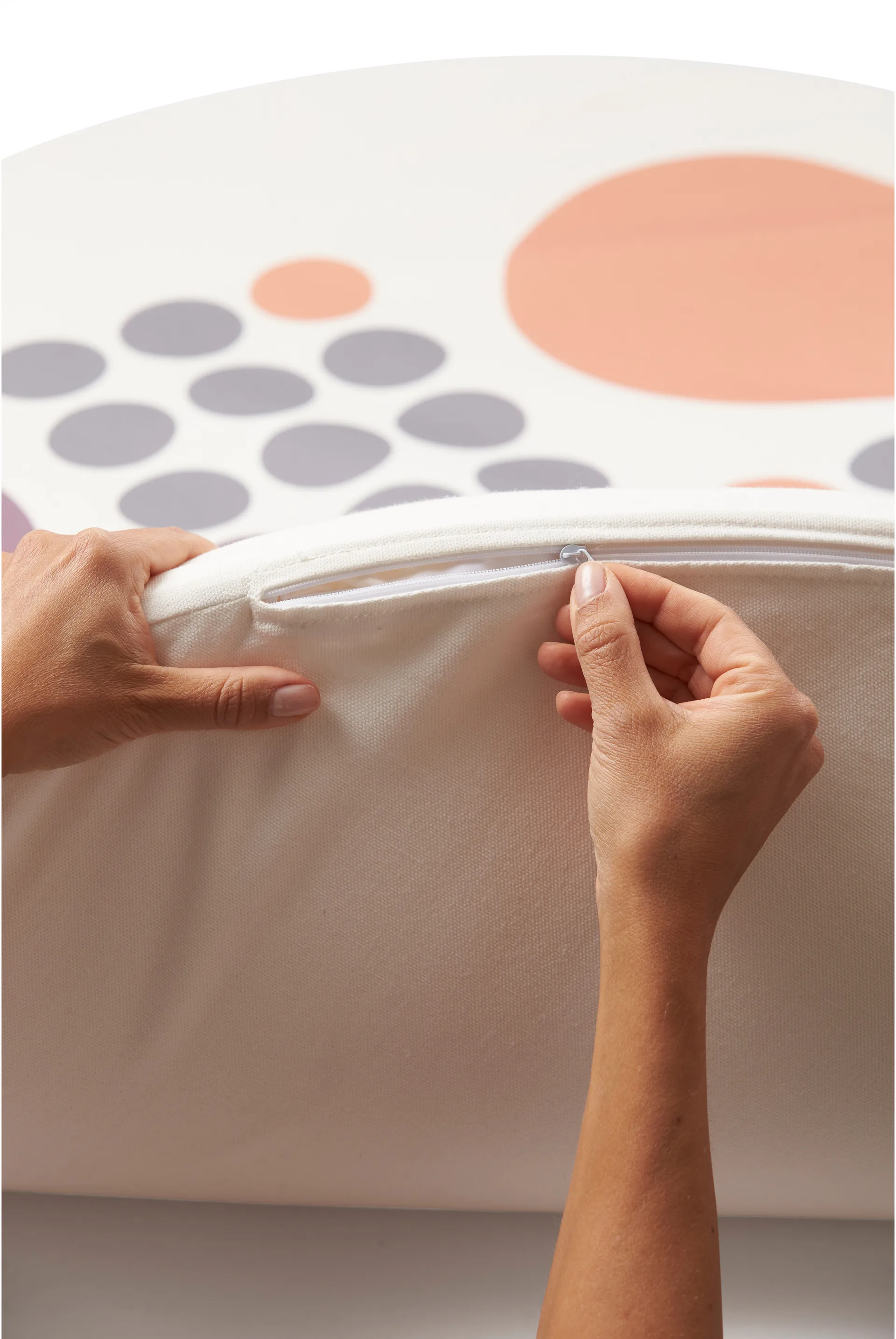 Kid's Base プレイマット Ludo Ø110 cm, White Kid's Concept