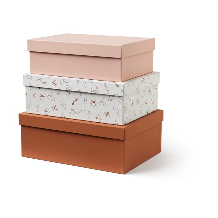 Kid's Base 収納ボックス セット, Pink Kid's Concept