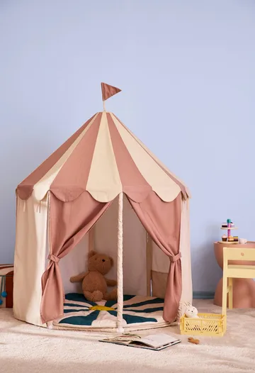 Kid's Base サーカステント - Stripe brown - Kid's Concept