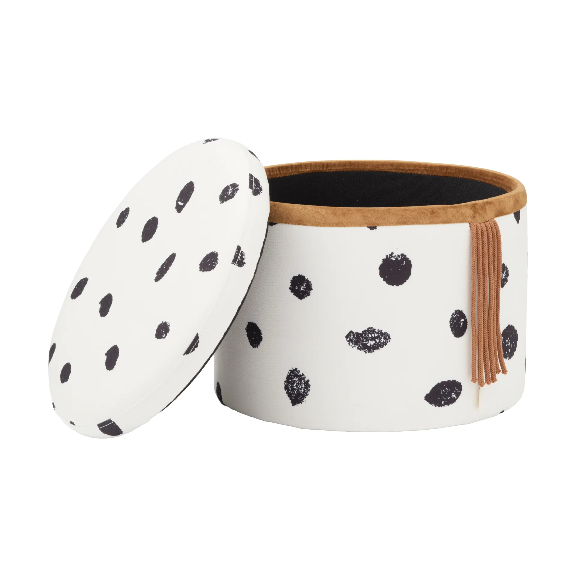 Pippi 収納機能付きプーフ Ø40x30.5 cm, Multi Kid's Concept