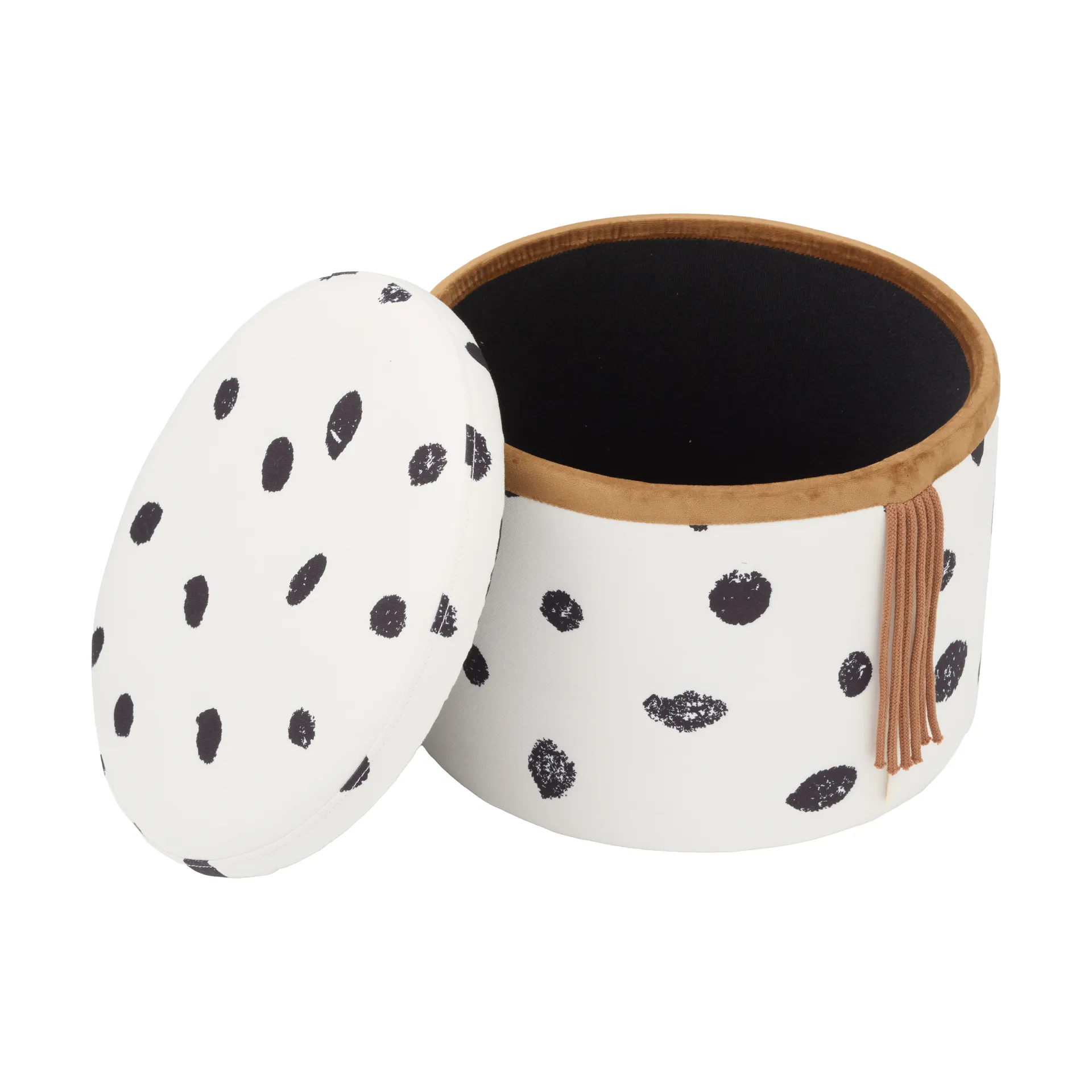 Pippi 収納機能付きプーフ Ø40x30.5 cm, Multi Kid's Concept