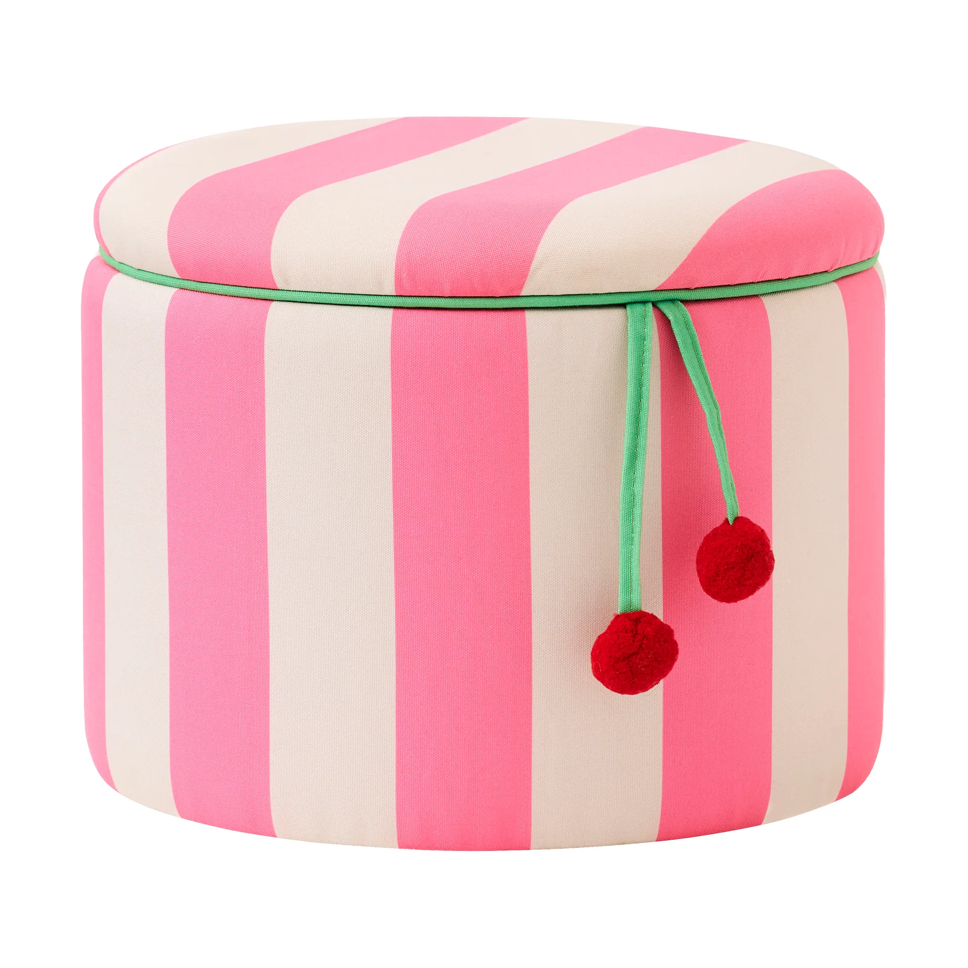 Storage シリンダープフ, Pink, Ø40x30.5 cm Kid's Concept