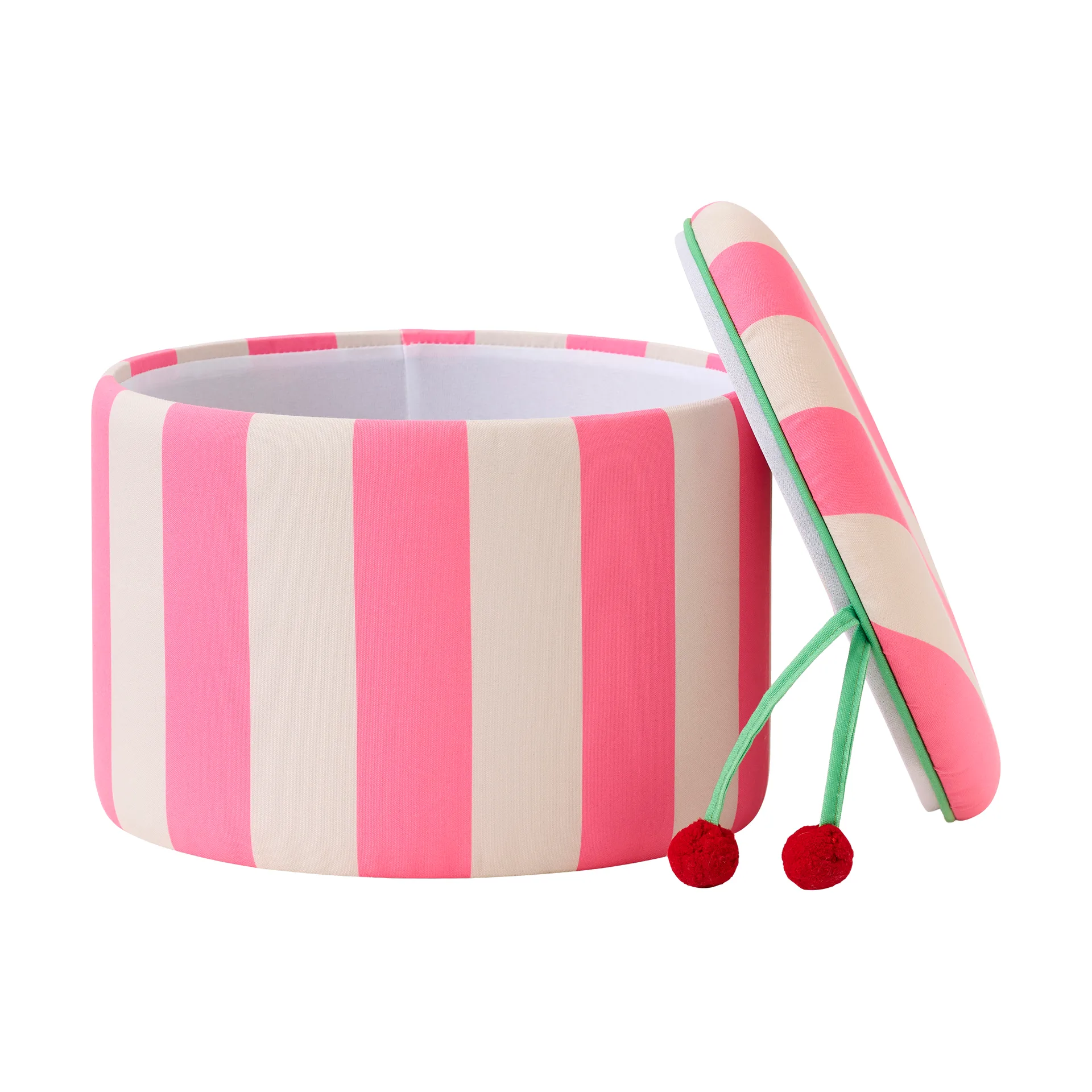 Storage シリンダープフ, Pink, Ø40x30.5 cm Kid's Concept
