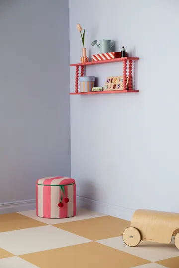Storage シリンダープフ - Pink, Ø40x30.5 cm - Kid's Concept