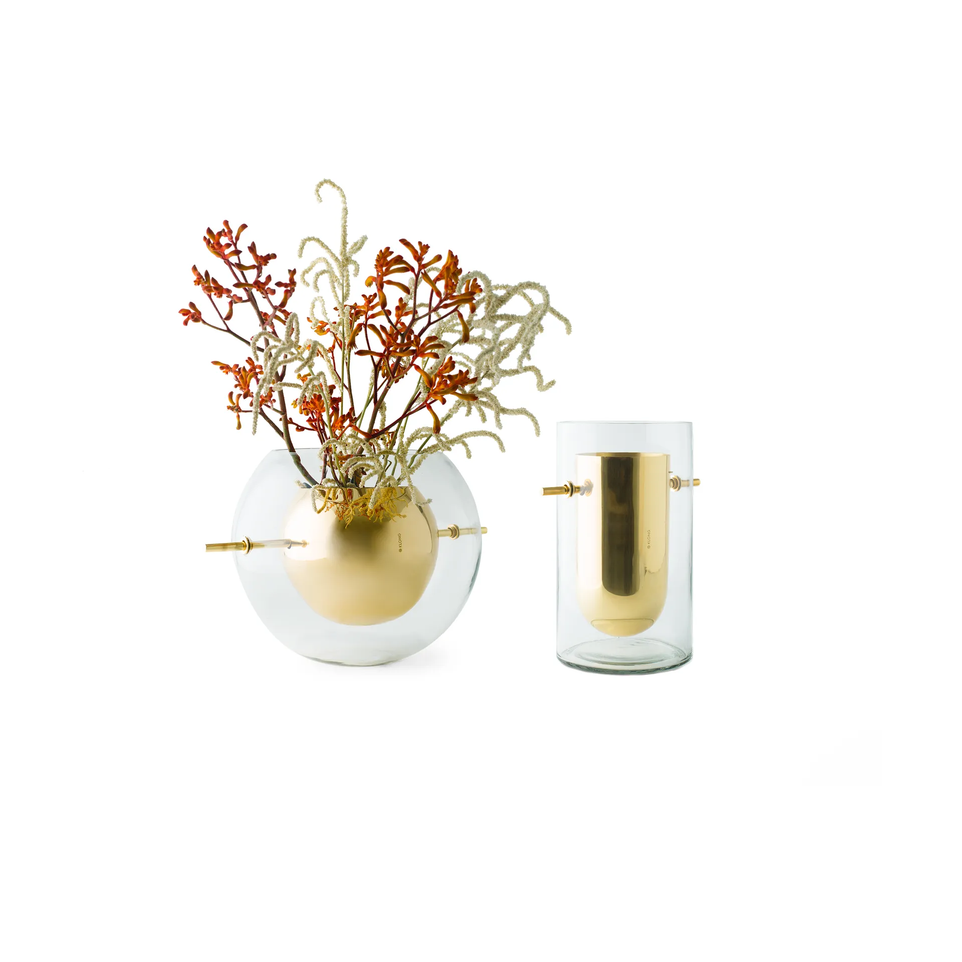 Alba ラウンド花瓶, Brass KLONG | クロング