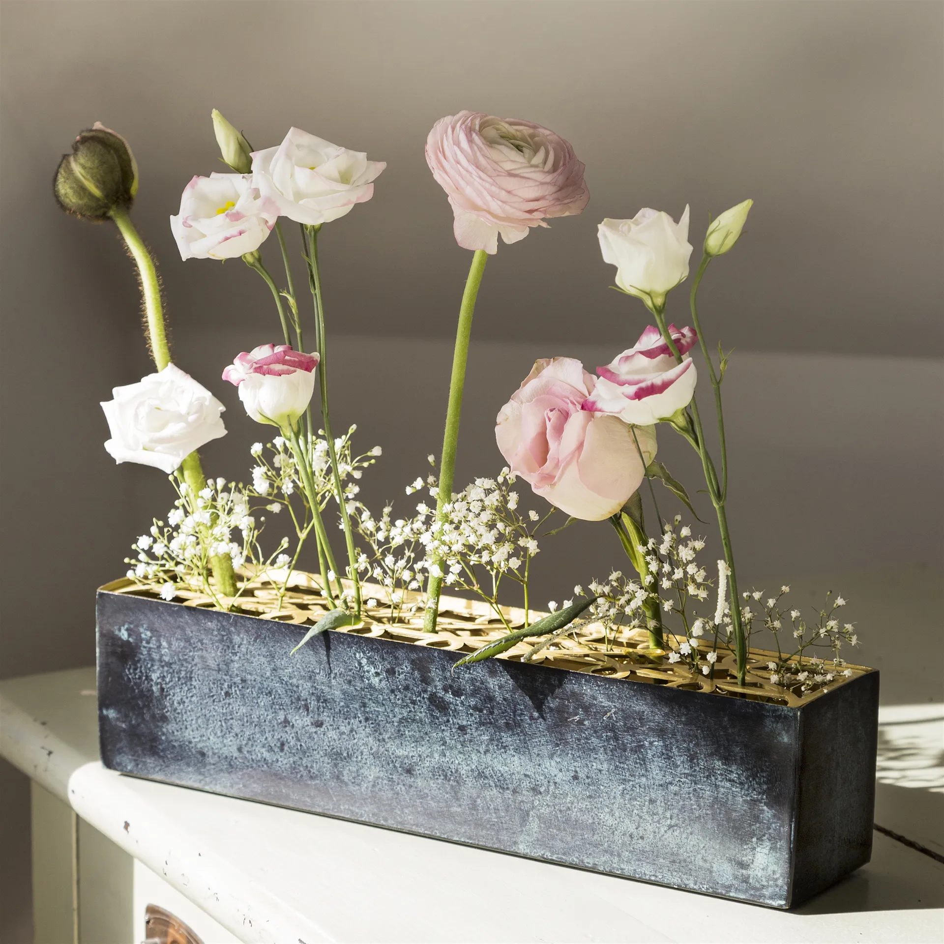 Äng 花瓶, 長方形, blue KLONG | クロング