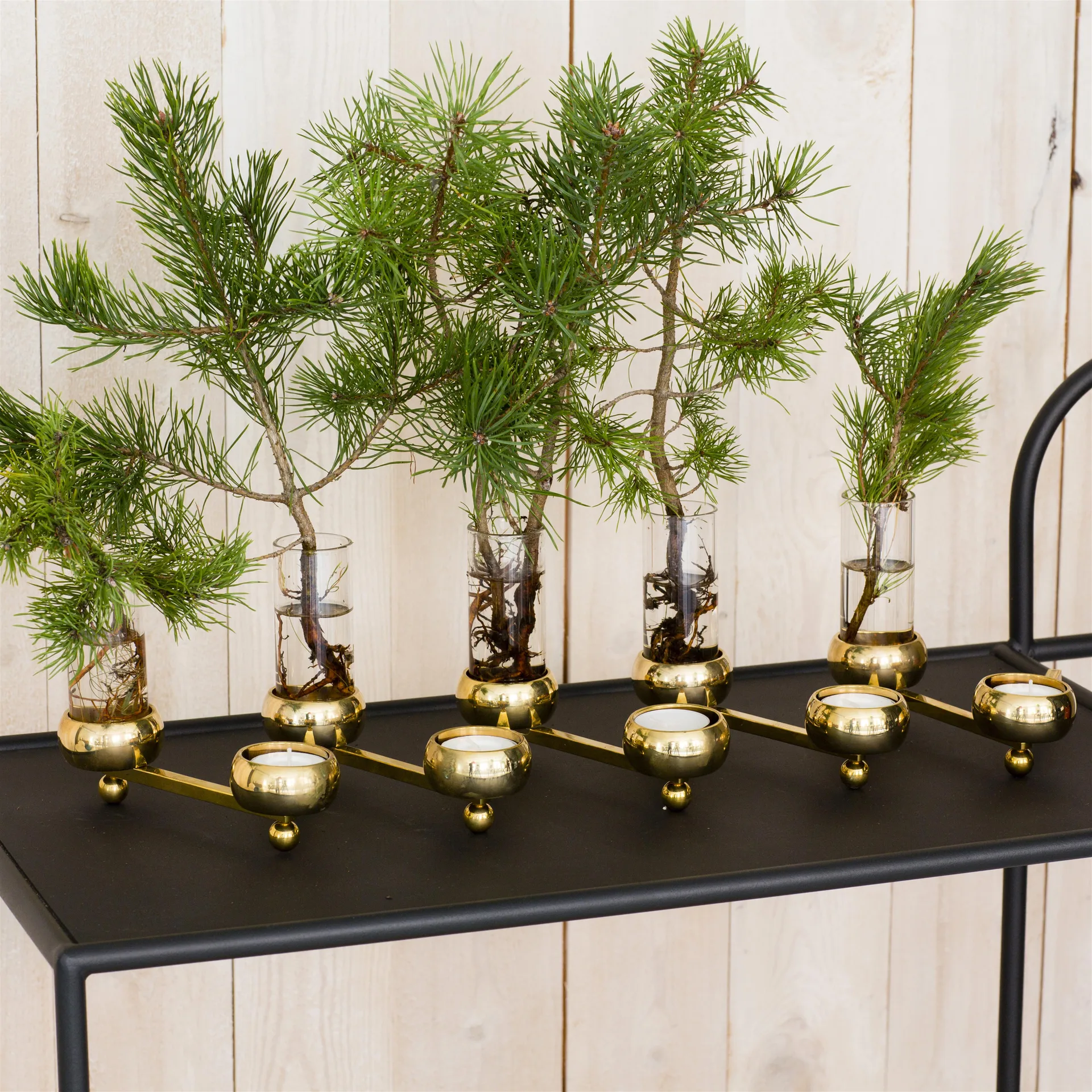 Constella キャンドル ホルダー ラージ, brass KLONG | クロング