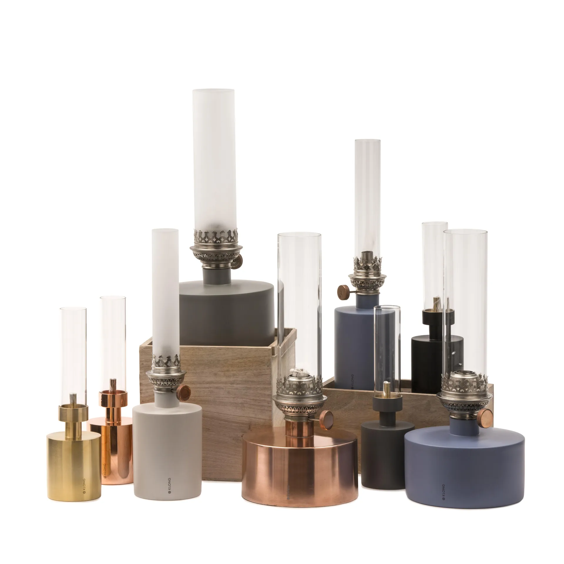 Patina オイルランプ, スモール, copper KLONG | クロング