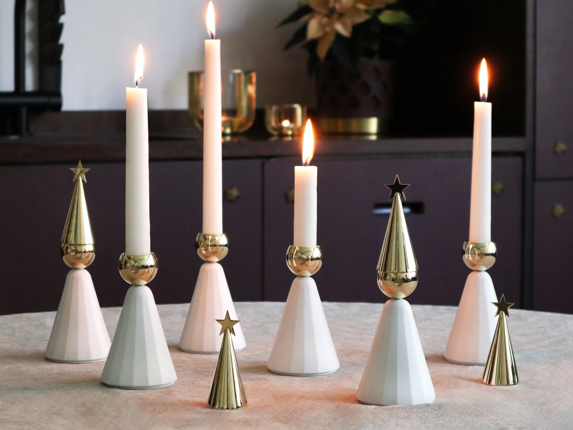 Soprano キャンドルホルダー, White-brass KLONG | クロング