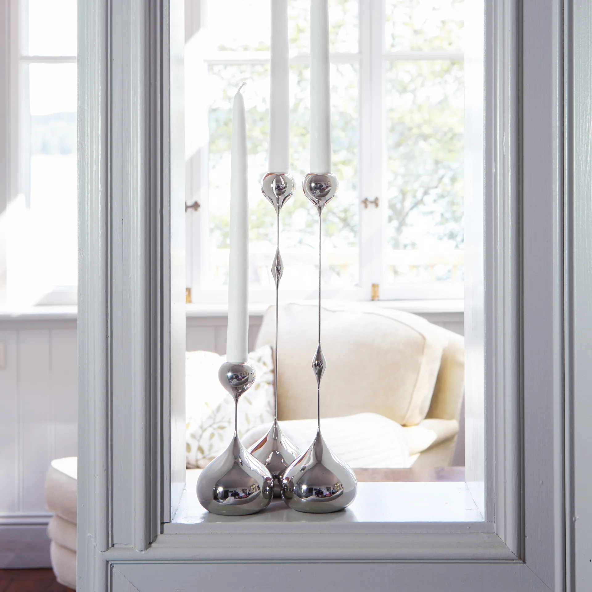 Tender キャンドル ホルダーhigh, Nickel KLONG | クロング